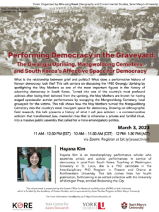 Performing Democracy in the Graveyard: The Gwangju Uprising, Mangwoldong Cemetery, and South Korea’s Affective Space for Democracy